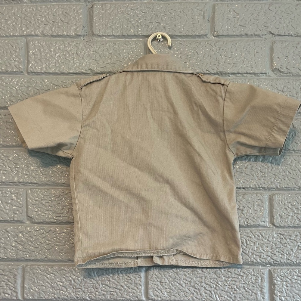 Rocky Mountain Jr Park Ranger 24M Toddler Button Up Tan Souvenir Shirt - Picture 2 of 6